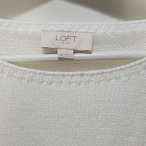 Loft White Knit Sweater 'SEA' - Picture 2 of 6